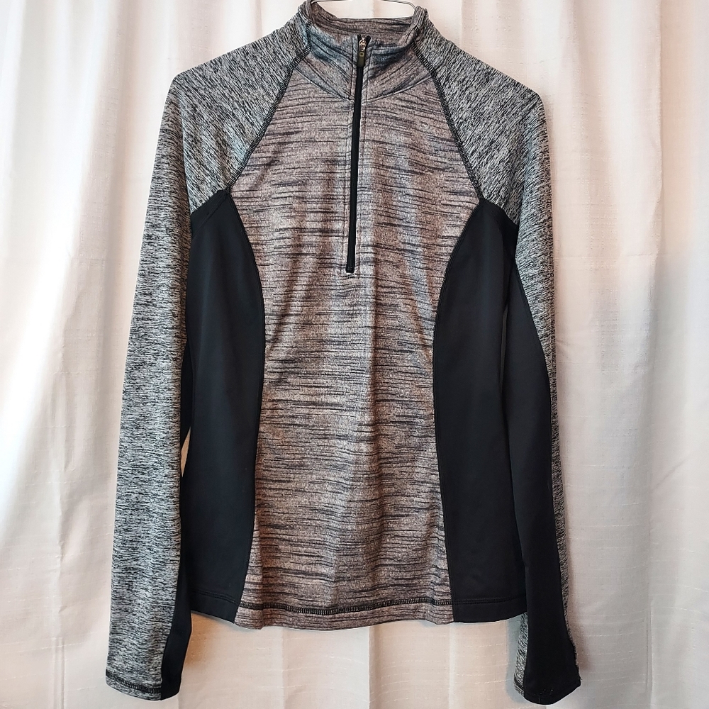 Tek Gear 1/4 Zip Fleece Warm Tek Pullover Performance Long Sleeve Women’s Small
